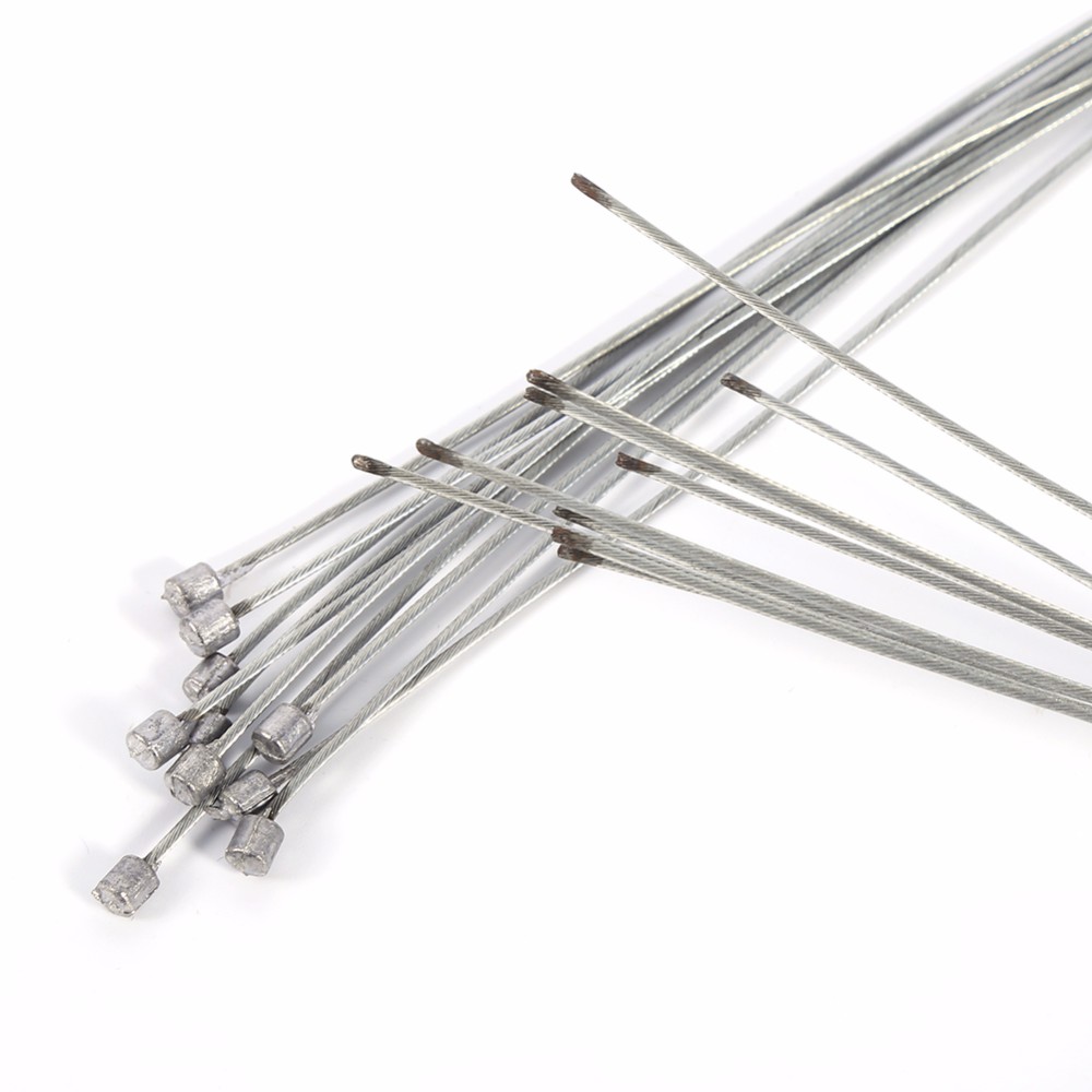 10pcs Road Bike MTB Gear Bicycle Brake Line Shifter Core Inner Cable Wire 2M