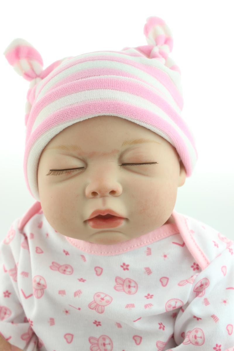 20 Inch Full Vinyl Reborn Baby Doll Fashion Doll Collectible Love Baby Doll Realistic Baby Toys Lifelike Baby Girl Doll