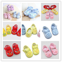 Love Infant Baby Girls Crib Shoes Soft Sole Anti slip Toddler Shoes 0 12 Months NEW