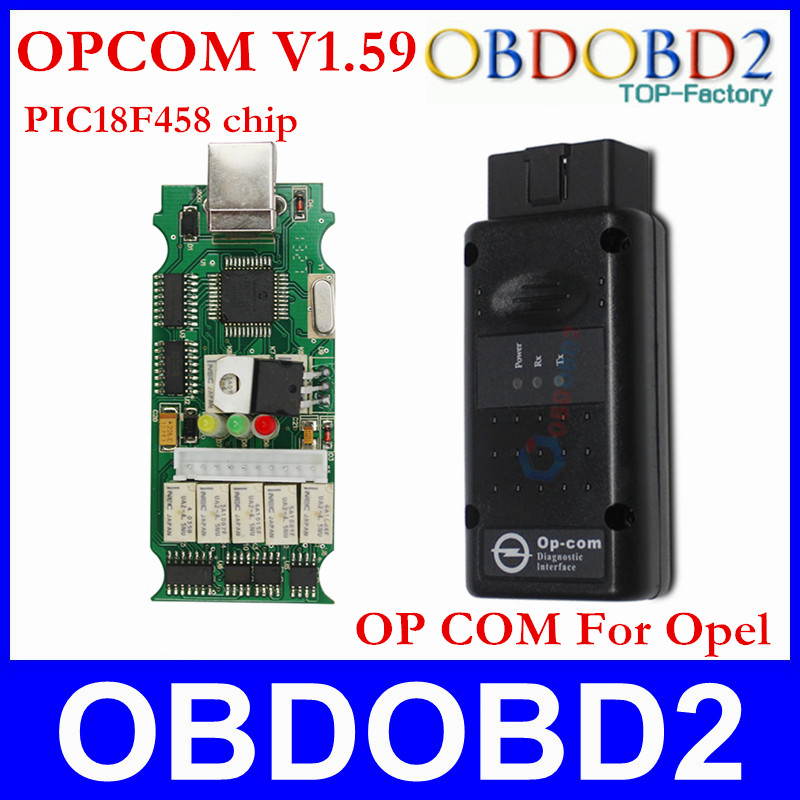 Opcom  V1.59 OBD2 CAN-BUS    Opel OBD2   120309A  PIC18F458 