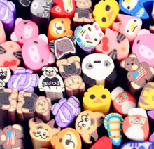 United States Popular fimo Cartoon Small animal models Stickers & Decals Beauty tools for manicure Free Shipping