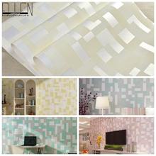 3D room wallpaper tartan wall papers home decor straw 5 colors living room wallpaper 5.3 meter/roll