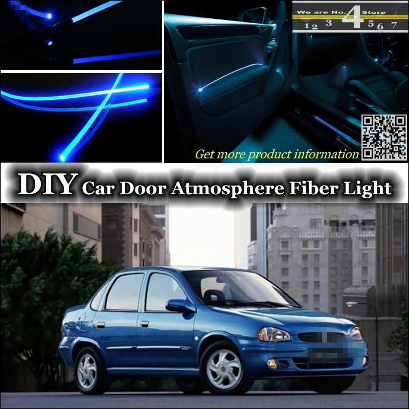 interior Ambient Light Tuning Atmosphere Fiber Optic Band Lights For Buick Sail Inside Door Panel illumination (Not EL light)