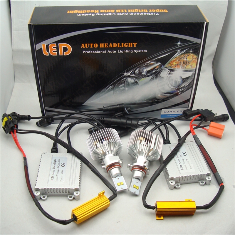 Runstreet(TM) D1 D1S 6000K Canbus No Error LED Headlight Kit Lumileds LMZ 45W 4500lm 9000lm Car Headlight Kit K.O. Xenon HID Kit