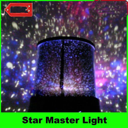 free shipping Amazing Flashing Colorful Sky Star Master Night Light Lovely Sky Starry Star Projector Holiday LED Lamp
