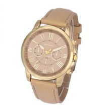 2016 Yoner Hot Sale Business Women Watches Roman Numerals Faux Leather Analog Quartz Watch Ladies Wrist Watch Women Female Clock