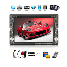 USA Stock+Free Camera 6.2 ” 2 din GPS Navigation Car DVD CD Video Player HD Touch Screen Car Stereo Audio FM AM Radio Bluetooth