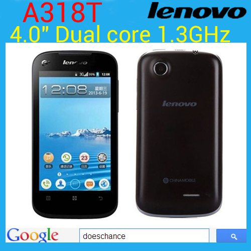 Original Lenovo A318T 4 0 Dual Core 1 3GHZ Android2 3 800x480 512MB ROM unlocked single