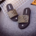 Shoes Woman Sandals Sapato Feminino Sandalias Mujer Women Pollka Leopard Summer Shoes 2016 Flat Open Toe