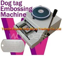 Guaranteed 100% new manual dog tag embossing machine 62D,metal tag embossing machine