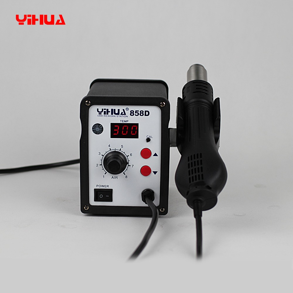 YIHUA 858D Hot Air Heat Gun SMD Rework Station Iron Solder Soldering Welding AU