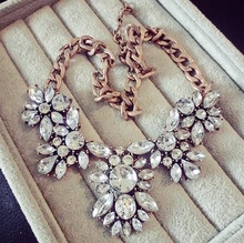 SBY0278 Fashion Bohemian chain Chokers chunky big statement Chunky necklace 2015