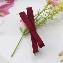 Summer Vintage Bow Women’s Solid Barrettes Big Bowknot Hairpins Fashion Hair Clips Girl’s Headwear Wholesale Accessories