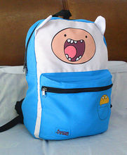 Original Adventure Time Backpack Canvas Bag Finn and Jake Double Sided School Bags for Boys Girls