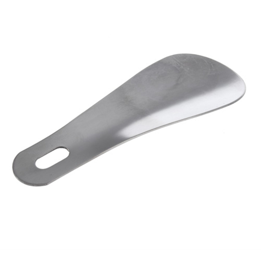 1Pcs 10cm Portable Mini Shoe Horn Professional Stainless Steel Shoe Horn Long Shoespooner Spoon Cheap And Hot Selling