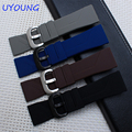 New arrival Silicone Rubber Watchband 28mm Mens Black Watch band High Quality Movement Type Watch accessories