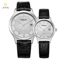 Brand Classic Fashion Lovers Watch Casual Business Quartz Calendar Genuine Leather Strap Wristwatch