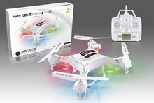 X118 2.4Ghz 6-Axis Gyro RC Quadcopter Drone With 0.3MP HD Camera Color White RC UFO like CX20