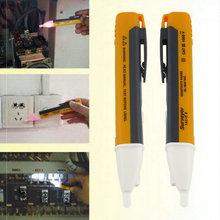 5pcs Electric Socket Wall AC Power Outlet Voltage Detector Sensor Tester Pen LED light indicator 90-1000V Wholesale