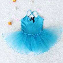 2016 Girls Party Ballet Tutu Dance Dresses Kids Leotard Sleeveless Dress Costume 2-7Y Hot Selling