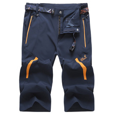 SUMMER Men s shorts Lightweight Hiking fishing camping Outdoor sport Polyester Breathable Wear quick drying rock