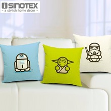 Pop Style Linen & Polyester Cushion Covers 43x43cm