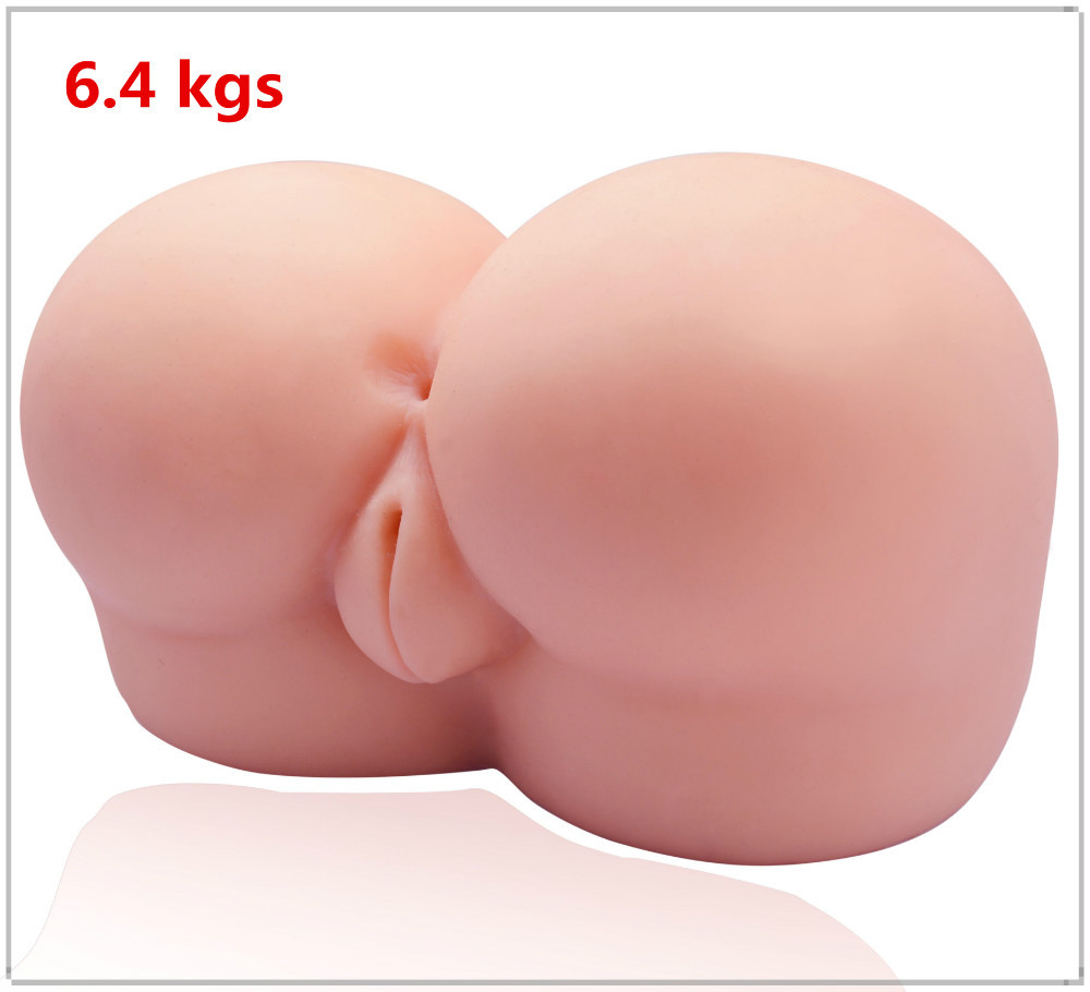 6.4 kgs High Quality big ass sexy Silicone Male Masturbator Pussy Vagina Adult Sex Toys Sex Doll For Men