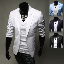 BE TOP 2016 new arrival Fashion slim fit suit Jacket half sleeve mens Men Formal suit jacket PX60 L-XXXL 4 color