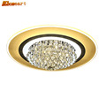 HGHomeart Crystal Round LED Ceiling Lights Modern Luminaria Home Lighting for The Hall Bedroom Lamp Shine