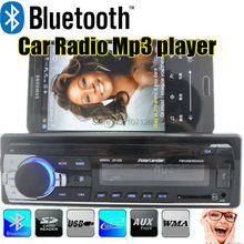2015 12 В новый автомобиль радио Bluetooth стерео mp3-плеер аудио автомобиля Bluetooth радио SD карта USB порт AUX IN телефон один дин в тире