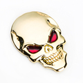2016 Hot 3D Skull zinc alloy Metal Car Motorcycle Sticker Skull Emblem Badge car styling stickers