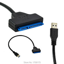 Super Speed USB 3.0 To SATA 22 Pin 2.5 Inch Hard Disk Driver SSD Adapter Cable Converter Hot selling