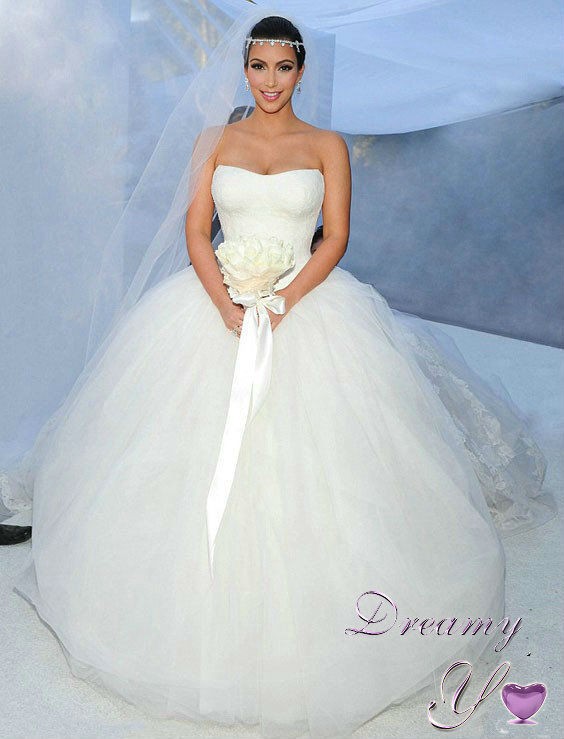 kim kardashian wedding dress