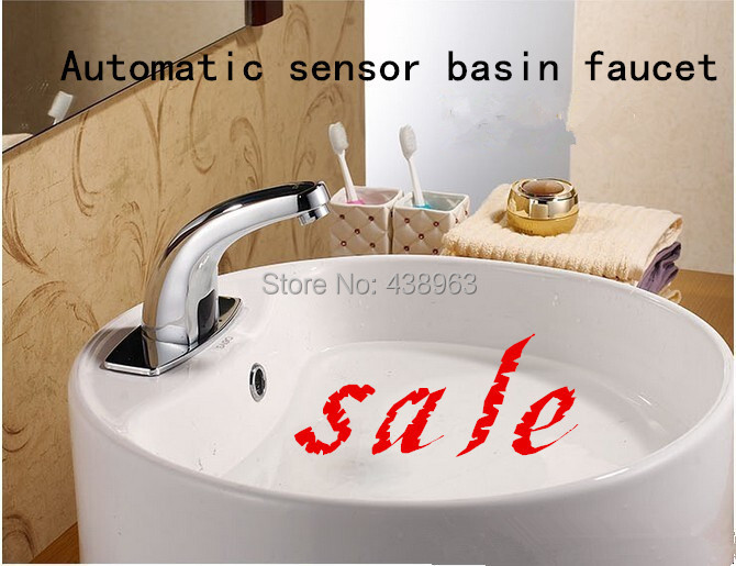 Automatic Brass Basin Sensor Faucet,bathtub faucet touchless automatic faucet,bathroom faucet,Free shipping