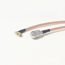 Низкая — ослабление увч женское джек коннектор переключатель SMA соединение вилочная часть вилка прямой угол коннектор RG142 50 см 20 » адаптер