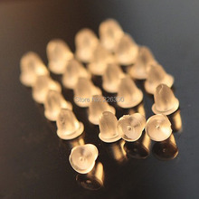 100pcs lot Rubber Earring Backs Stoppers Earnuts Stud Earring Stopper Back Plugs DIY Jewelry Findings Accessories