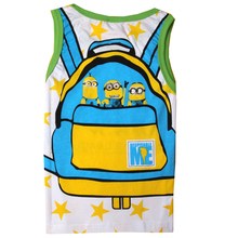 2015 New minion boys clothes boys t Shirt roupas infantis menino Fashion despicable me t shirt