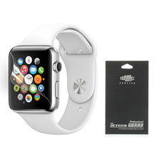 For Apple Watch Screen Protector HD Clear LCD Screen Guard Film for Apple Watch 38mm With Black Package