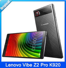 In stock Lenovo K920 Vibe Z2 Pro 4G LTE Mobile Phone Quad Core 2.0GHz 6.0 inch 2560×1440 3GB 32GB 16MP 4000MAH Cell Phone