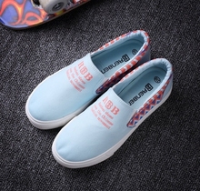Female summer JK canvas shoes sneakers preppy chic Harajuku lolita cotton made punk rock light platform