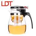 LDT 600ml Kung Fu Glass Tea Pot Handmade Tea Strainer Teapot Chinese With Infuser Tea Kettle
