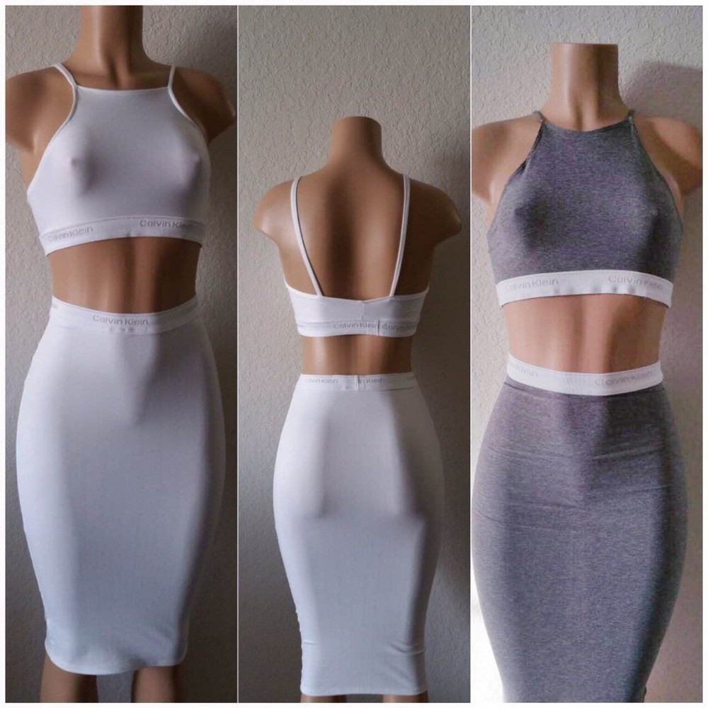 2015-Hot-sale-Exclusive-Women-High-Waisted-cotton-Cropped-Outfit-O-neck-Sleeveless-Dress-White-and