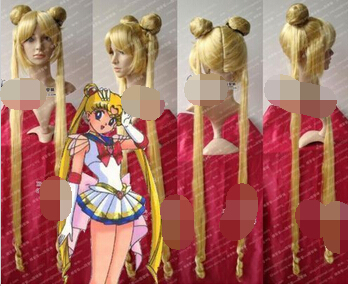 xiuli 0003782 COS Sailor Moon Sailor Serena Tsukino Cosplay Blonde Wig