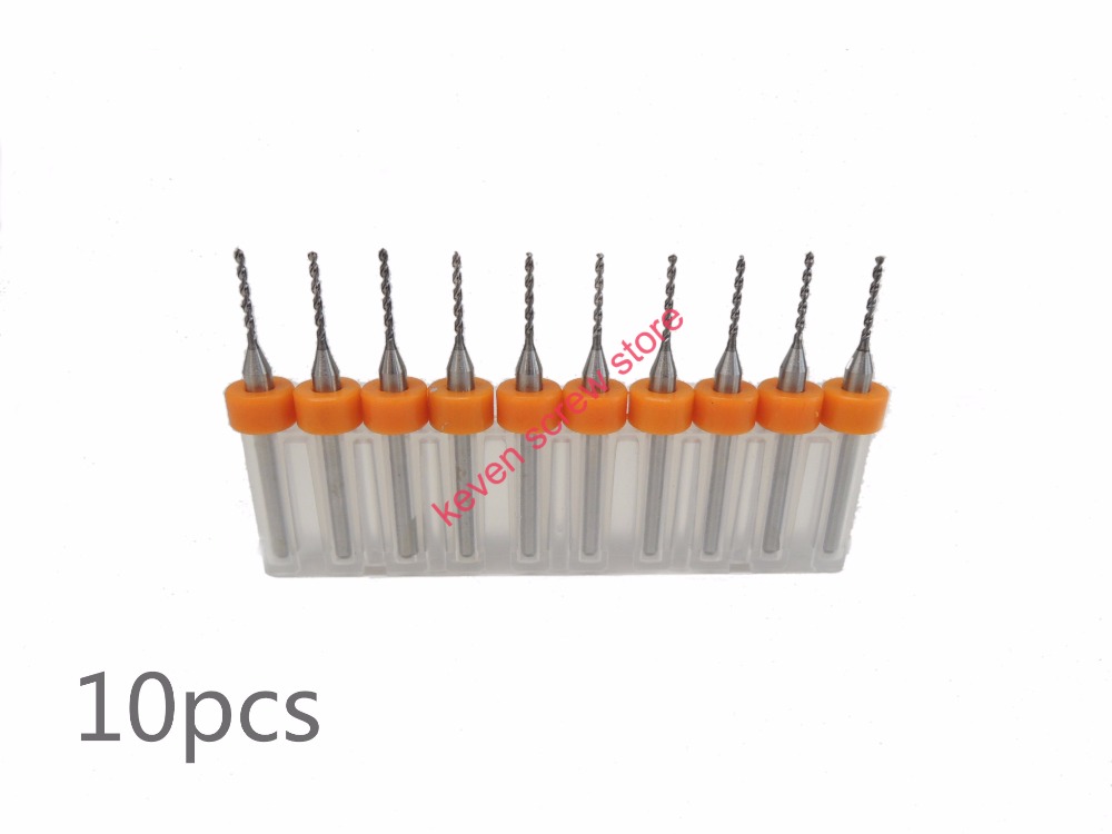Freeshipping 10pcs Set 0 15mm High Quality Hard Alloy PCB Print Circuit Board Carbide Micro Drill