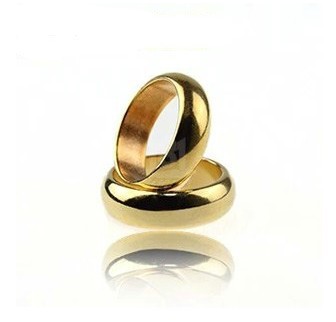 Strong Magnetic Wizard PK Ring Round Gold magic ring magic tricks
