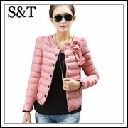 2015-new-women-padded-jacket-to-keep-warm-in-winter-ladies-fashion-decorative-bow-Slim-short