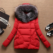 Winter Jacket Women Long Fur Hooded Winter Coat Women Cotton Padded Jacket Parka Cloak Womens Winter Clothing Plus Size