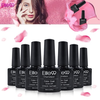 Elite99 ногтей уф-гель польский лучший на Aliexpress 10 мл топ и базовый слой необходимо высокое качество изменение температуры уф-гель 1 цвет