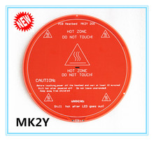 NEW! Delta Rostock MK2Y Round Heatbed Similar to MK3 3D printer PCB Heated Bed Plate Reprap Heating Diameter 200mm