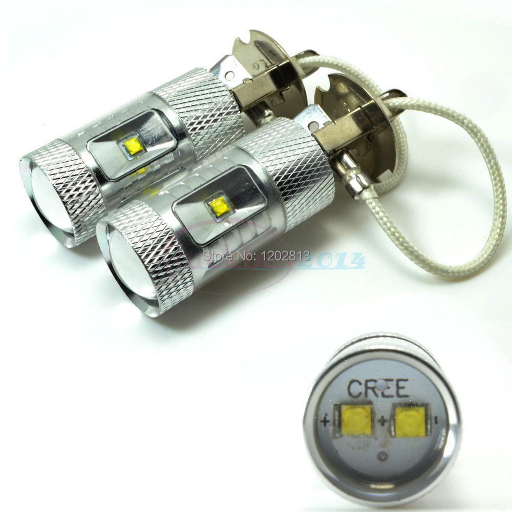 2 . H3 ( 55  ) 30 W   6000 K Canbus      XBD  Cree    